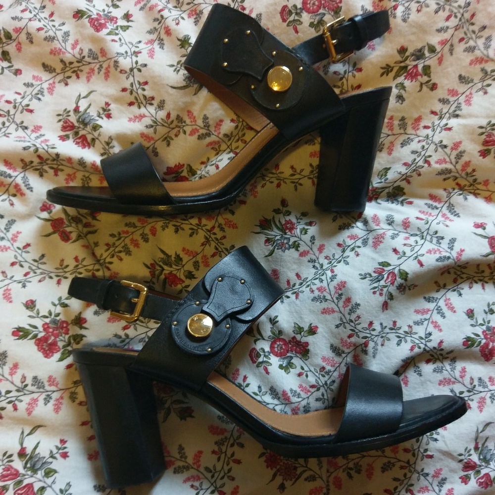 Ralph Lauren Purple Label Leather Sandals